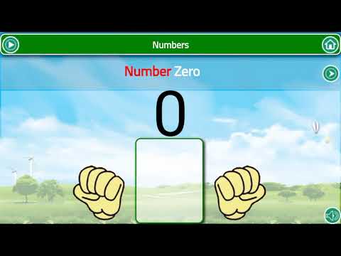 Teaching numbers with exercise