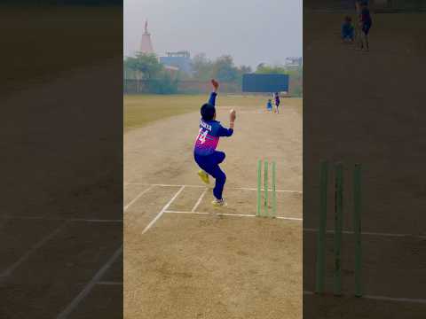 Fast bowling by Under 12 boy 🔥 | cricket match | #fastbowling #cricket #viralvideo #crichitfit