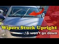 How to Fix Windshield Wipers that are Stuck Upright & Won't Go Down, Fix the Wipers that Stop & Go