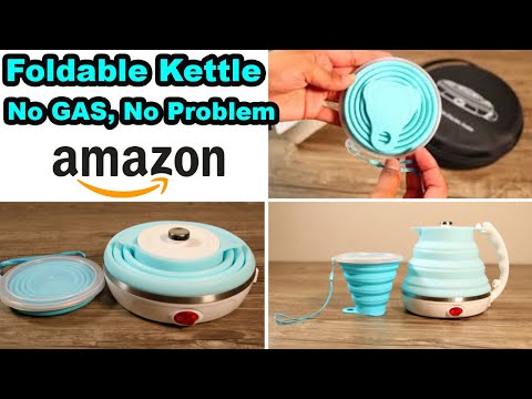 Silicone electric foldable kettle, for personal, capacity(li...
