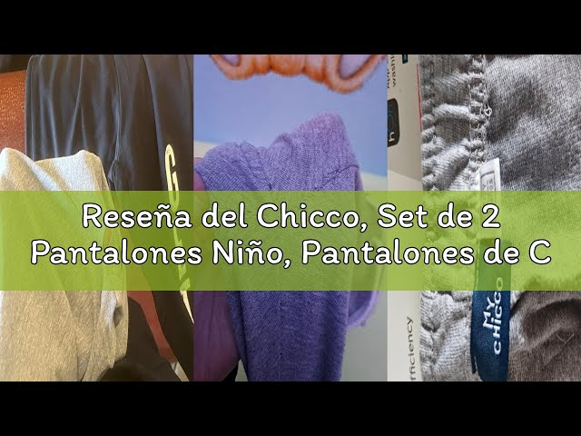 Vídeo relacionado con Chicco, Set de 2 Pantalones Niño, Pantalones de Chándal de Algodón, Ropa Infantil para Niño, Designed in Italy