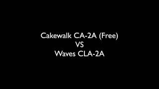 Video thumbnail for Cakewalk CA 2A VS Waves CLA 2A by Juca Nery