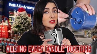 Melting Every Candle From Bath &amp; Body Works Together