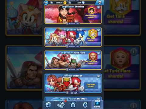Sega Heroes Legendary Tails Event 4 Blue Star Tails Unlocked