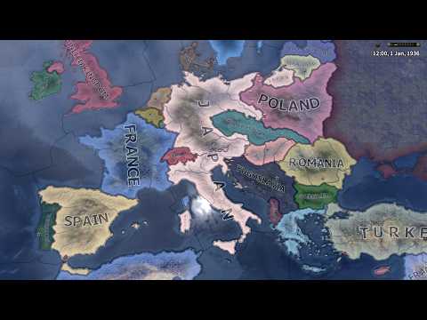 WHAT IF JAPAN ANNEXED AXIS IN WW2 / HOI4 TIMELAPSE