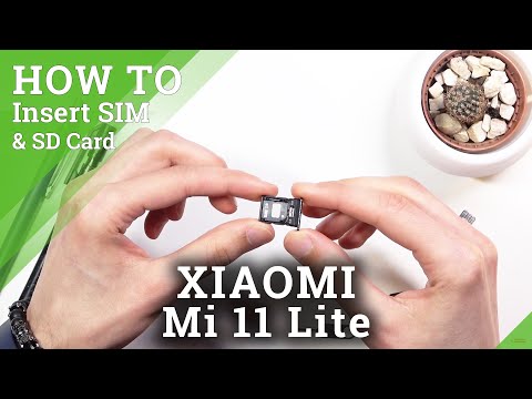 How to Insert Nano SIM & Micro SD Cards in XIAOMI Mi 11 Lite – SIM & SD Installation