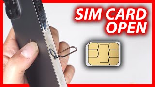 How To Remove Sim Card From iPhone 14 Pro Max - How To Insert Sim Card iPhone 14