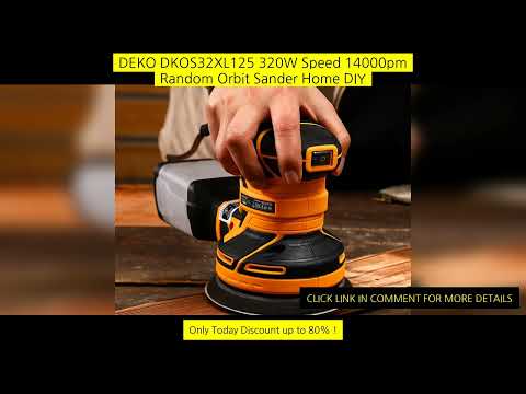 Deko Dkos32Xl125 320W Speed 14000Pm Random Orbit Sander Home Diy Carpenter