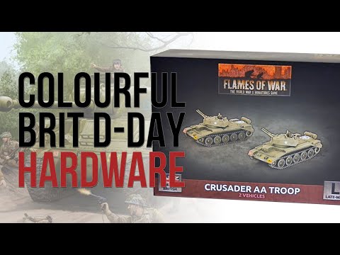 Flames Of War: Crusader AA Troop | Battlefront | Unboxing
