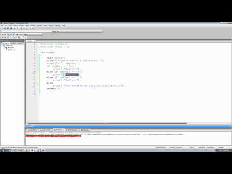 C Programming Tutorial 8, If Statement pt.3