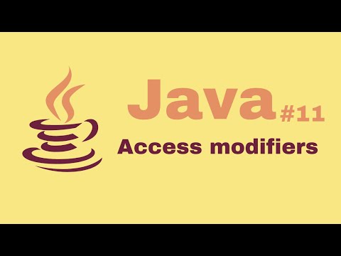 Java Beginner Course 11 Access Modifiers