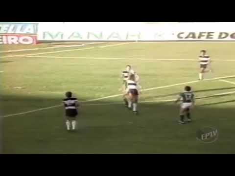 Guarani 3 X 3 XV de Piracicaba pelo Campeonato Paulista de 1986, estádio Brinco de Ouro da Princesa