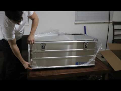 An UNBOXING of THE ZARGES K470 Series Aluminum Case.