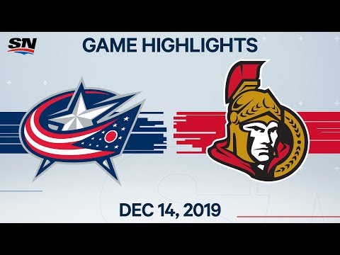NHL Highlights | Blue Jackets vs. Senators – Dec. 14, 2019