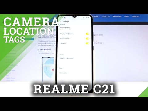 How to Turn on Camera Tags in REALME C21 – Camera Location Tags