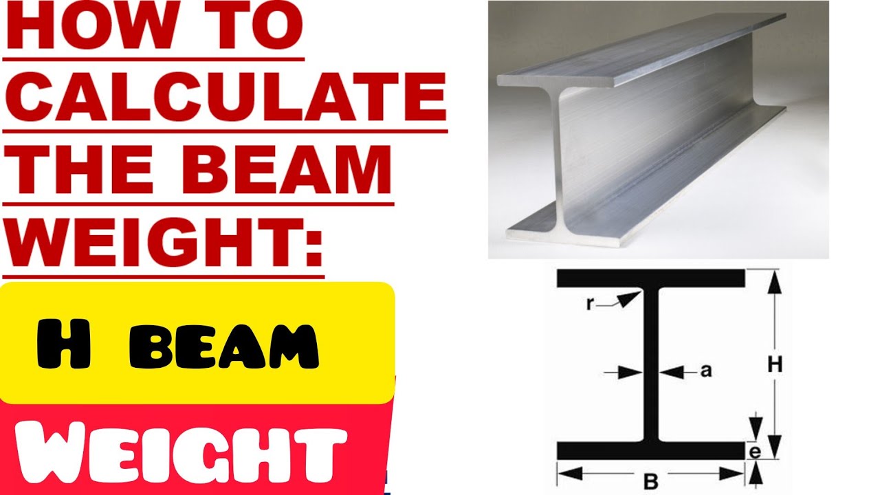 H BEAM WEIGHT CALCULATION / HOW TO CALCULATE THE WEIGHT OF THE MILD STEEL MATERIALS - H BEAM /