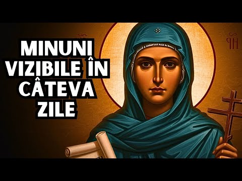 NU DEZVĂLUI RUGĂCIUNEA CĂTRE SFÂNTA PARASCHEVA MIRACOLELE VIN REPEDE ȘI SUNT UIMITOARE