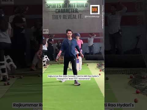 Rajkummar Rao Adds Comedic Twist to Aditi Rao Hydari's 'Gajagamini' Walk from 'Heeramandi'