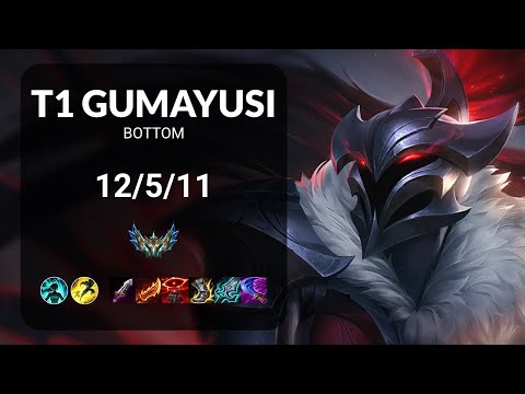 T1 Gumayusi Kalista vs Tristana BOTTOM - KR CHALLENGER Patch 13.20