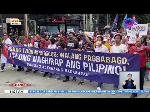 Ilang grupo, sinabing lalong humirap ang buhay ng mga Pilipino sa unang taon ni PBBM BT