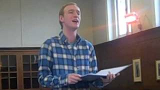 Stuart Matthew Price sings &#39;FREE&#39; from &#39;The London Scott Alan Song Cycle&#39; -  REHEARSAL