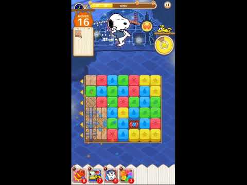 Snoopy Puzzle Journey Night Mode Level 30 - NO BOOSTERS 🐶🧩🧳 | SKILLGAMING ✔️