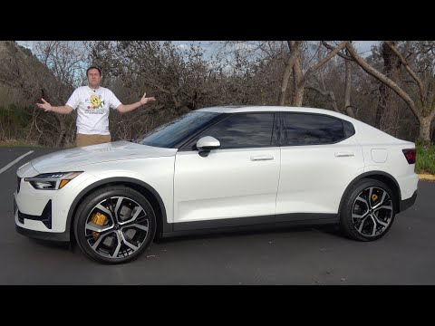 Thumbnail for The Polestar 2 Is a Tesla-Rivaling Electric Luxury Sport Sedan by Polestar