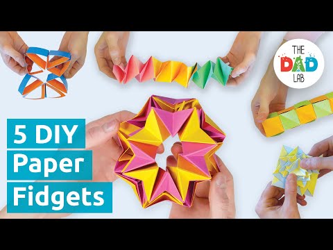 5 DIY Fidget Toys Ideas | Paper Crafts