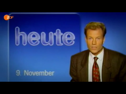 Fall der Berliner Mauer am 9. November 1989