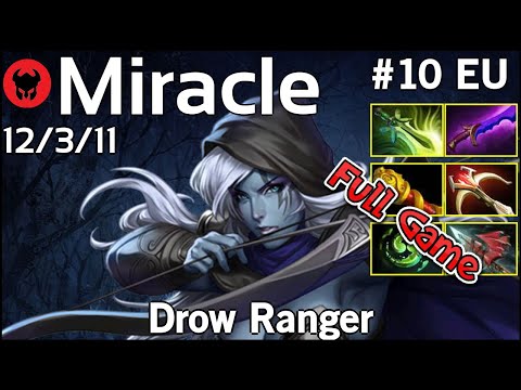 Miracle [Liquid] plays Drow Ranger!!! Dota 2 Full Game 7.20