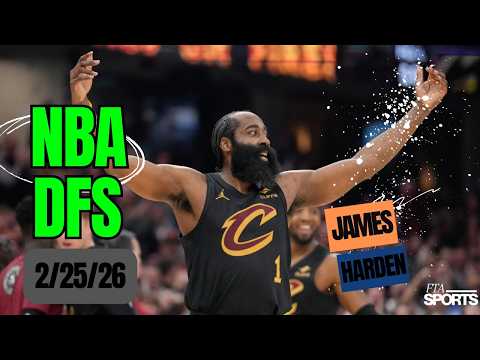 NBA DFS Wednesday 2-25-26: DraftKings & FanDuel Picks, Top Values & Strategy for Today’s Slate