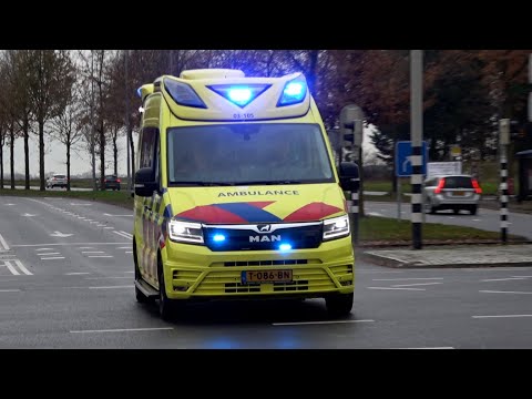 A1, Otaris TGE Ambulances 03-105 Assen & 03-136 Emmen in Emmen