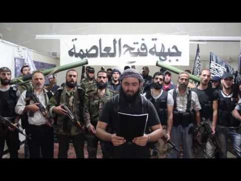 بيان إعلان جبهة فتح العاصمة في حي جوبر في دمشق