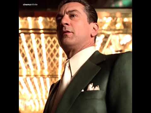 Nothing cooler than De Niro smoking a cigarette with some classy music 🎶 Nothin..
