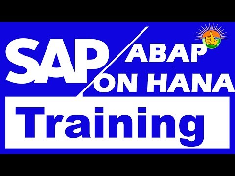 SAP ABAP On HANA Training Videos 1 - SAP ABAP On HANA Tutorial for beginners call +91-297923103