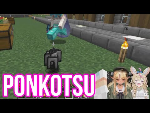 Shiranui Flare Show Polka Her Ponkotsu Side | minecraft [Hololive/Sub]