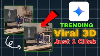 🔥Create Viral 3D Photo Editing in Just 1 Click ✨ | Gimini Trending Photo Edit 🚀#trending #edit