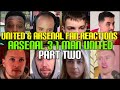 UNITED & ARSENAL FANS REACTION TO ARSENAL 3-1 MAN UNITED (PART 2) | FANS CHANNEL