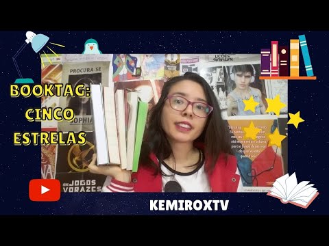 BOOK TAG CINCO ESTRELAS | Kemiroxtv