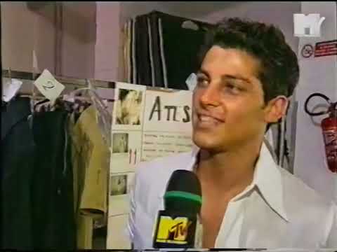 Atesh Salih backstage interview for Dsquared²