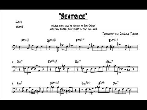BEATRICE Ron Carter Double Bass Solo