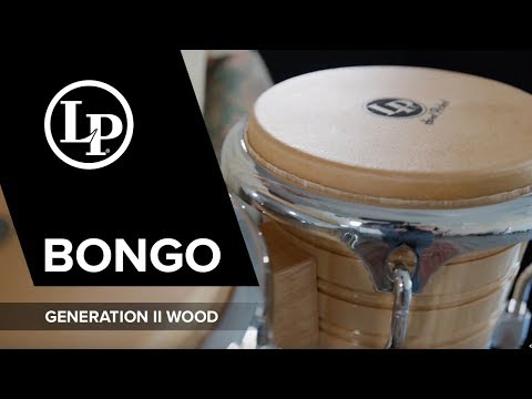3 Latin Percussion Generation II Wood Bongo