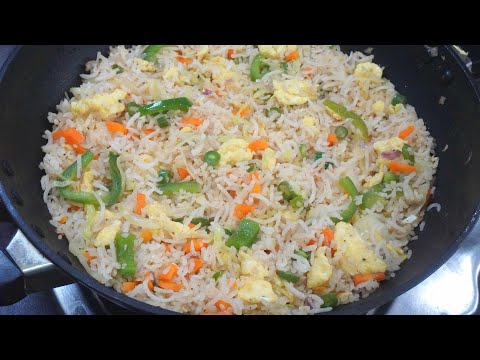 Egg Fried Rice | Easy Fried Rice | Anda Fried Rice Recipe | Real Feast