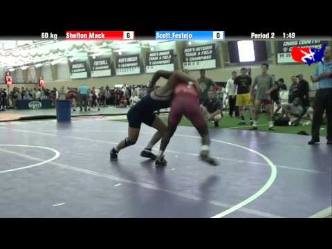 Shelton Mack vs. Scott Festejo at 2013 ASICS University Nationals - FS