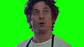 Carmy "I hate this feeling" The Bear green screen