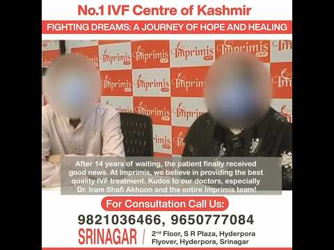 Imprimis IVF Centre Happy Patient’s Testimonial | Pregnancy after 14 Years of Marriage