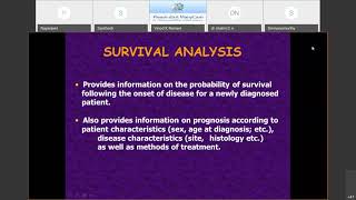 Biostatistics lecture 11 SURVIVAL ANALYSIS 20201205 0559 1