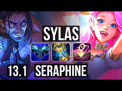 SYLAS vs SERAPHINE (MID) | Legendary, 500+ games, 14/4/8 | EUW Diamond | 13.1