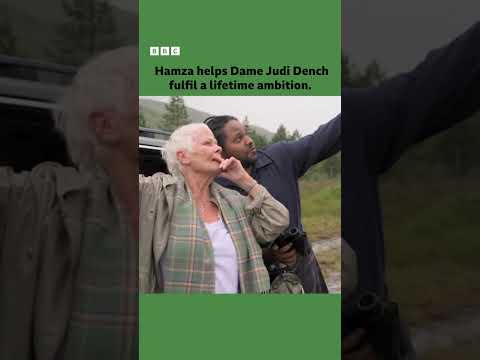 It’s eagle-eyed Hamza on Countryfile with Dame Judi Dench!
