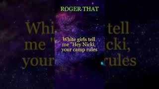 Roger That - Lyrics (Nicki Minaj verse only)